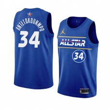 Milwaukee Bucks Giannis Antetokounmpo 2021 Eastern Conference NBA All-Star Game Jersey Royal