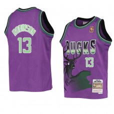 Milwaukee Bucks Glenn Robinson 1996-97 Hardwood Classics Reload Jersey Purple