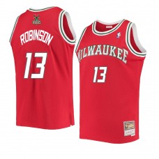 Milwaukee Bucks Glenn Robinson Hardwood Classics Swingman Jersey Red