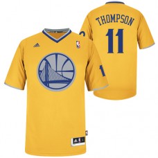 Golden State Warriors #11 Klay Thompson 2013 Christmas Day Big Logo Yellow Swingman Jersey