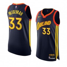 2020-21 Golden State Warriors James Wiseman Authentic City Edition Player Jersey