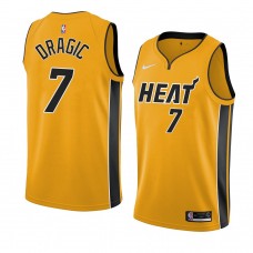 Goran Dragic Miami Heat Earned Edition Jersey 2020-21 Yellow