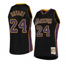 Los Angeles Lakers Kobe Bryant Black Rings Collection Jersey Hardwood Classics