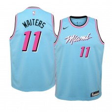 Youth Miami Heat Dion Waiters Blue ViceWave Jersey - City Edition