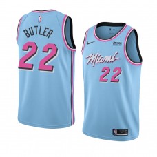 Men's Miami Heat Jimmy Butler Blue ViceWave Jersey - City Edition