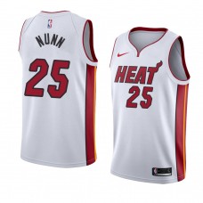 Men's Miami Heat Kendrick Nunn White Jersey - Association Edition