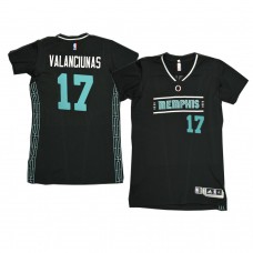 Memphis Grizzlies Jonas Valanciunas Navy MLK50 Pride Jersey