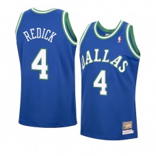 Dallas Mavericks J.J. Redick Hardwood Classics Authentic Jersey Blue