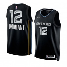 Ja Morant Memphis Grizzlies Rookie of the Year Jersey Black Men