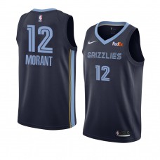 Memphis Grizzlies Ja Morant Icon Edition Jersey Swingman Navy