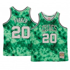 Boston Celtics Jabari Parker Galaxy Hardwood Classics Jersey Green