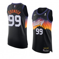 Phoenix Suns Jae Crowder City Edition Authentic Jersey Black