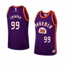 Phoenix Suns Jae Crowder Hardwood Classics Fashion Jersey Purple