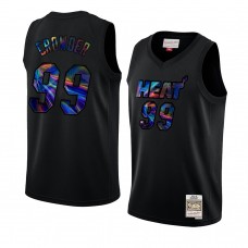 Miami Heat Jae Crowder Hardwood Classics Holographic Jersey Black