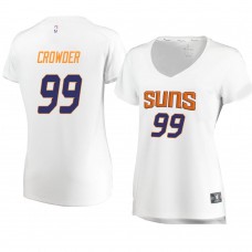 Suns Jae Crowder Women's Association Edition Player Jersey White