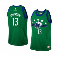 Dallas Mavericks Jalen Brunson Hardwood Classics Fashion Jersey Green