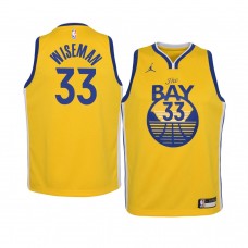 James Wiseman Golden State Warriors Statement Jersey Gold