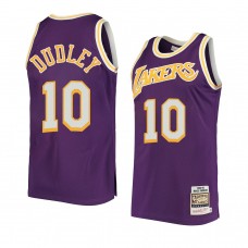 Jared Dudley Los Angeles Lakers 1984 Hardwood Classics Authentic Jersey Mitchell & Ness 1984 Purple