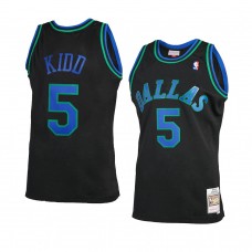 Dallas Mavericks Jason Kidd Reload 2.0 Hardwood Classics Jersey Black