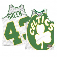 Boston Celtics Javonte Green Big Face 2.0 Swingman Jersey White