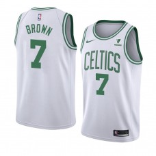 Jaylen Brown Boston Celtics Association Jersey White