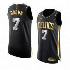 Jaylen Brown Boston Celtics Golden Edition Jersey Black