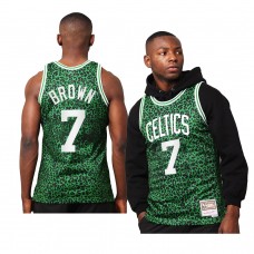 Boston Celtics Jaylen Brown Wild Life HWC Swingman Jersey Green