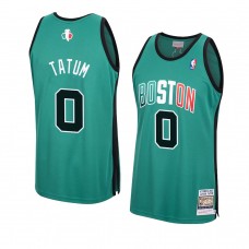 Boston Celtics Jayson Tatum Hardwood Classics Authentic Jersey Kelly Green