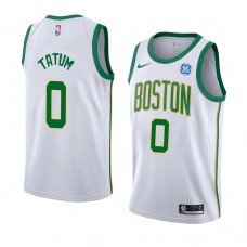 Boston Celtics Jayson Tatum City Edition Swingman Jersey White