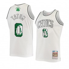 Boston Celtics Jayson Tatum Hardwood Classics Swingman Jersey White