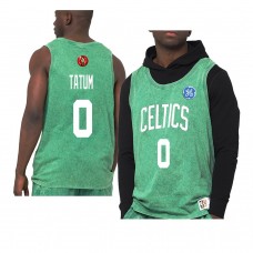 Boston Celtics Jayson Tatum Quintessential Worn Out Tank Top Jersey Green