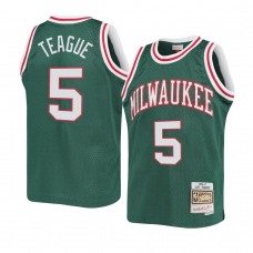 Milwaukee Bucks Jeff Teague Youth 1970-71 Hardwood Classics Jersey Green