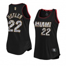 Jimmy Butler Miami Heat NBA 75th Diamond Badge Jersey Black Women