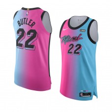 Jimmy Butler Miami Heat Viceversa Authentic Jersey Blue Pink