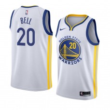 Golden State Warriors Jordan Bell Association Edition Swingman Jersey White