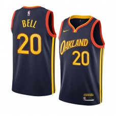 Golden State Warriors Jordan Bell City Edition Swingman Jersey Navy