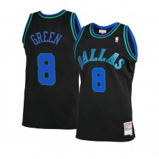 Dallas Mavericks Josh Green 2021 Reload 2.0 Throwback Jersey Black