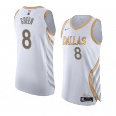 Josh Green Dallas Mavericks City Edition Authentic Jersey 2020-21 White