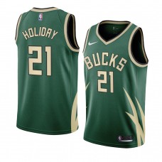 Jrue Holiday Milwaukee Bucks Earned Edition Jersey 2020-21 Green