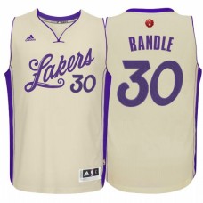 Los Angeles Lakers #30 Julius Randle Cream 2015 Christmas Day Jersey