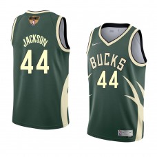 Milwaukee Bucks Justin Jackson 2021 NBA Playoffs Bound Jersey Green