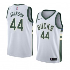 Milwaukee Bucks Justin Jackson Association Edition Swingman Jersey White