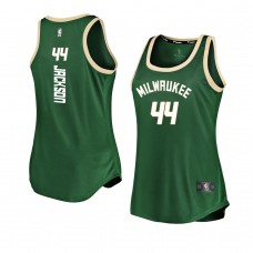 Milwaukee Bucks Justin Jackson Women's Icon Edition Jersey Green