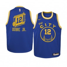 Kelly Oubre Jr. Golden State Warriors Hardwood Classics Jersey Blue