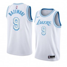 Lakers Kent Bazemore Men City Edition Jersey White