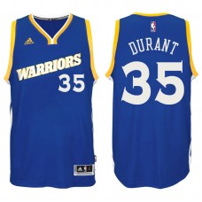 Golden State Warriors# 35 Kevin Durant 2016-17 Crossover Alternate Blue Jersey