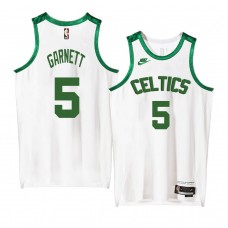 Boston Celtics Kevin Garnett Classic Edition Origins 75th anniversary Jersey White