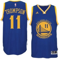 Golden State Warriors #11 Klay Thompson 2014-15 New Swingman Road Blue Jersey