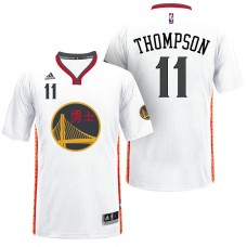 Golden State Warriors# 11 Klay Thompson 2017 Chinese New Year White Jersey