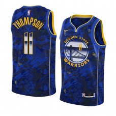 Golden State Warriors Klay Thompson Select Series Camo Jersey Royal